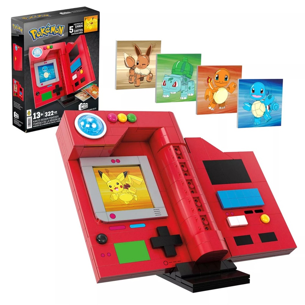Mega Bloks Pokémon Kanto Region Pokédex Building Kit USED